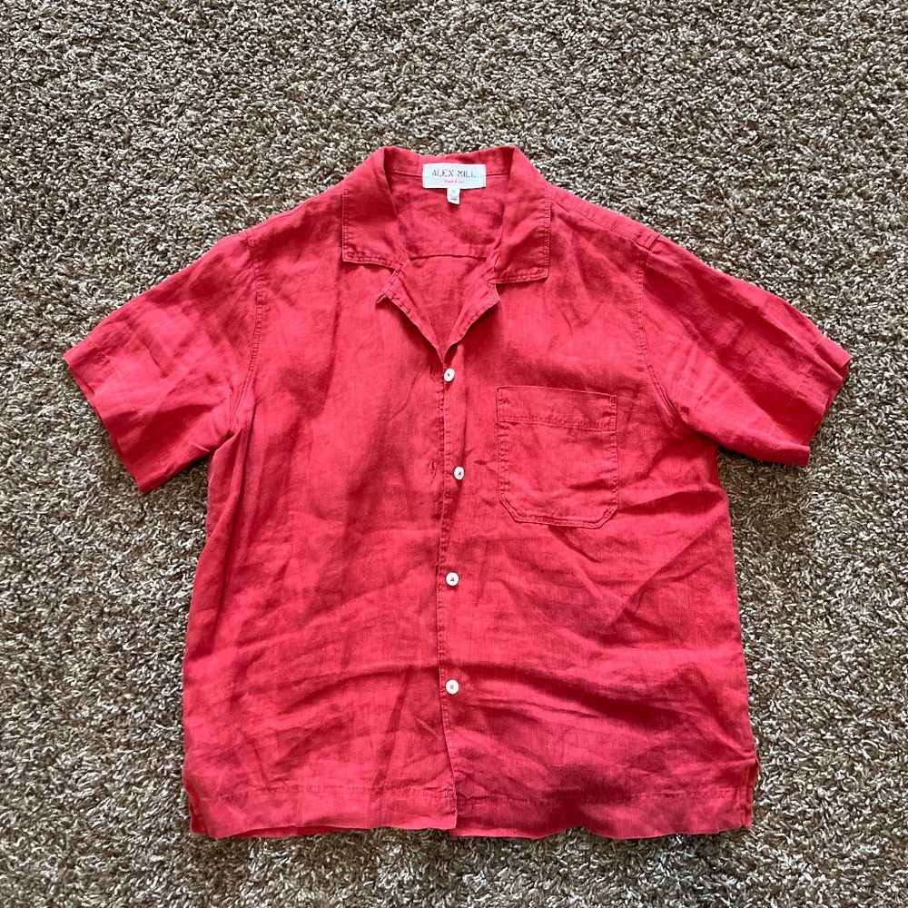 Alex Mill Maddie camp shirt size S